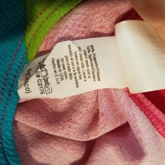 Tovia USA Junior's Size Small Dress Fitted Striped Spring Summer Bright Tank - Picture 5 of 6